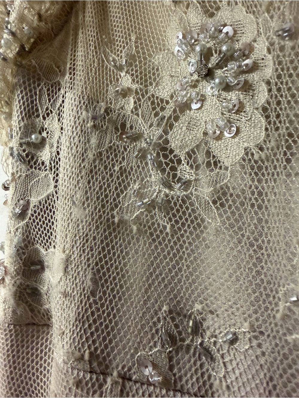 Montage by Mon Cherie Evening Gown - Neutral Champagne/Tan color - Picture 9 of 10